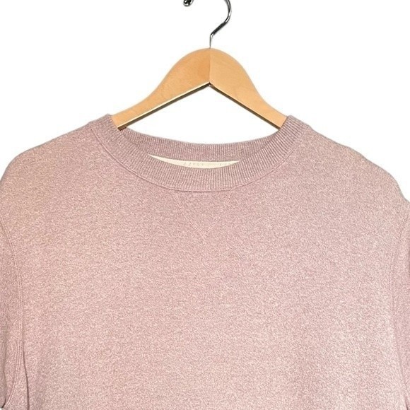 J. Jill Short Sleeve Maxi Sweatshirt Dress Mauve Heather Women’s Size Medium - Picture 4 of 10